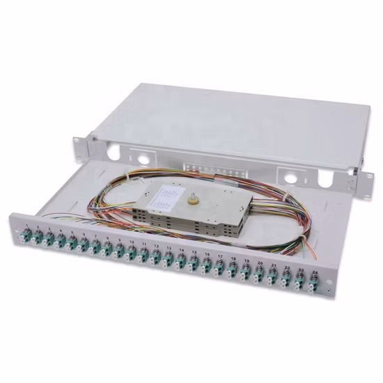 SC LC FC ST Fiber Optic Patch Panel, Can Provide Fixed Type/LGX Rack Mount/Slide Out/Swing Out/Wall Mount Enclosures/ODF Patch Panel