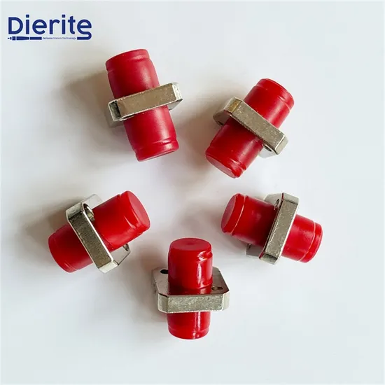St Ceramic Simplex Fiber Optic Adapter Optical Adapter