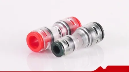 Plastic Straight Duct Fiber Optic 5mm to 20mm Microduct Gas Block Connector